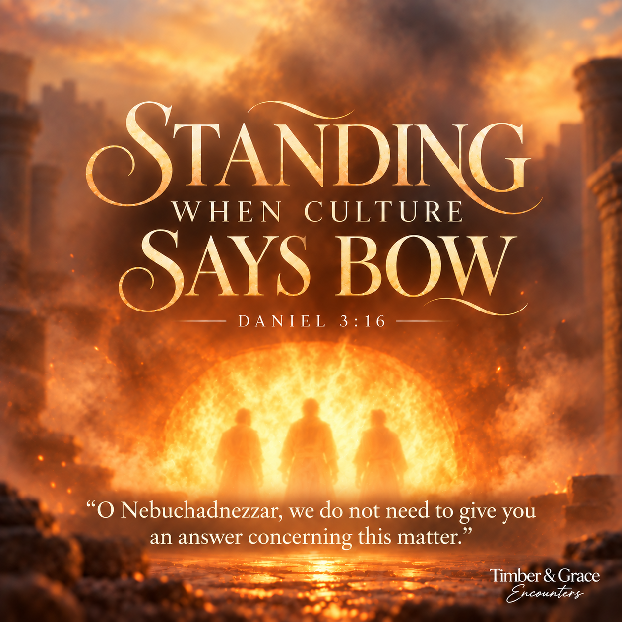 Standing When Culture Says Bow